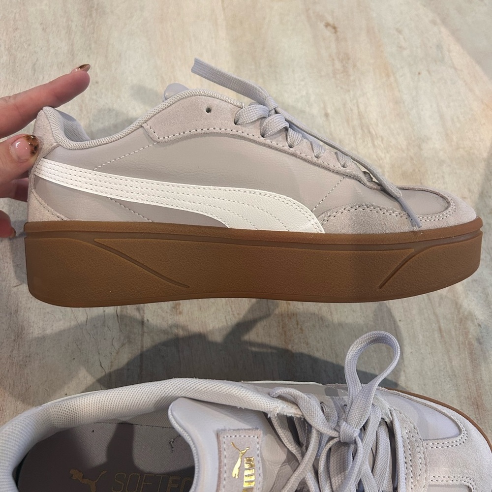 Puma Women's Sneakers in Gray and Brown - Picture 7 of 16